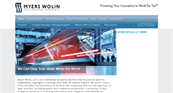 Desktop Screenshot of myerswolin.com