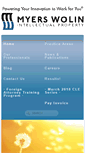 Mobile Screenshot of myerswolin.com